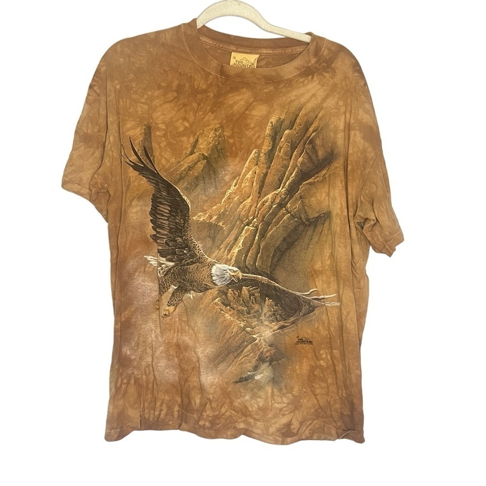The Mountain Vintage Bald Eagle Mountain Oklahoma 1998 Ted Blaylock Tee Large